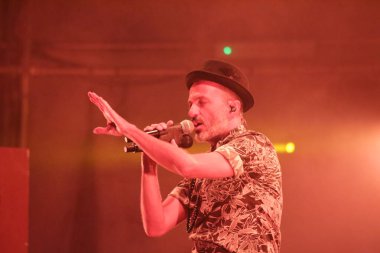 30 Temmuz 2021 - İtalyan pop grubu Subsonica, Cenova 'daki Goa-Boa Festivali' nde sahne alıyor. İtalya