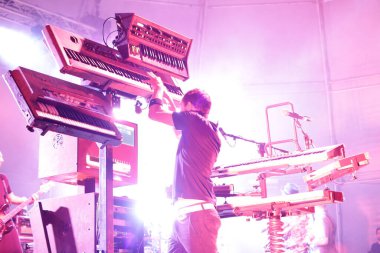 30 Temmuz 2021 - İtalyan pop grubu Subsonica, Cenova 'daki Goa-Boa Festivali' nde sahne alıyor. İtalya