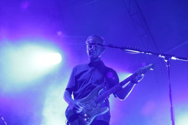 30 Temmuz 2021 - İtalyan pop grubu Subsonica, Cenova 'daki Goa-Boa Festivali' nde sahne alıyor. İtalya