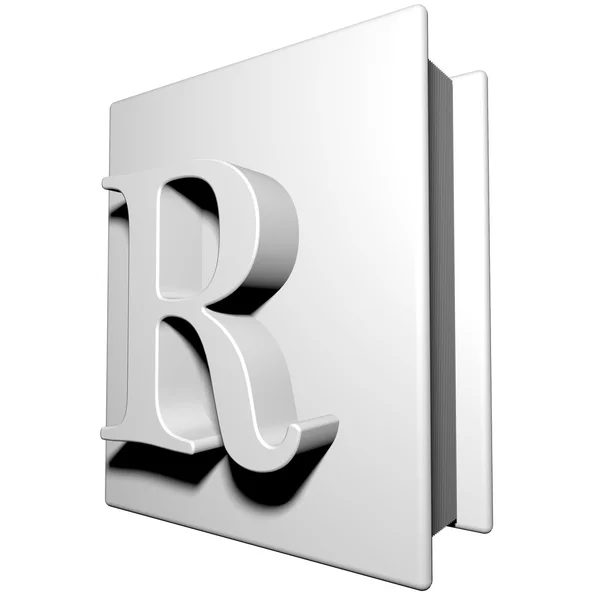 Buch r — Stockfoto