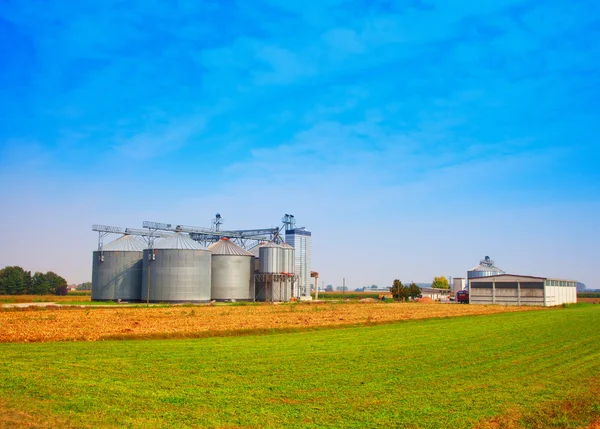 Silos de — Fotografia de Stock