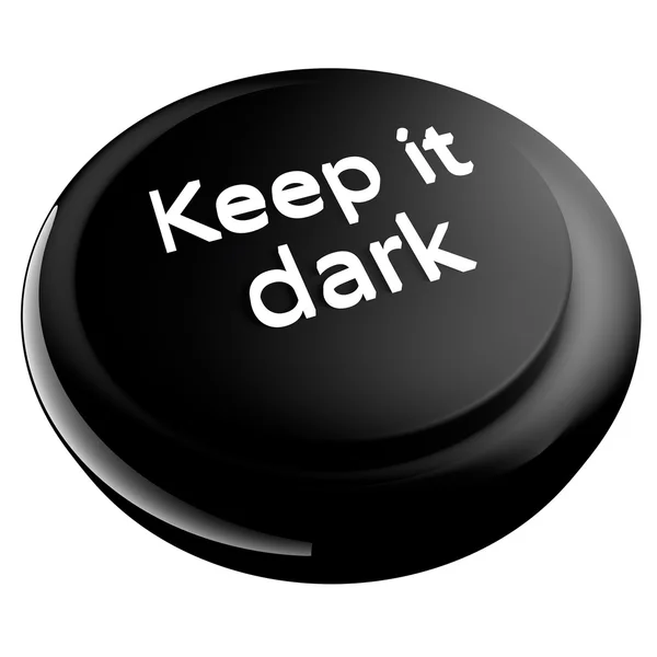 Keep it dark — Stock Photo, Image