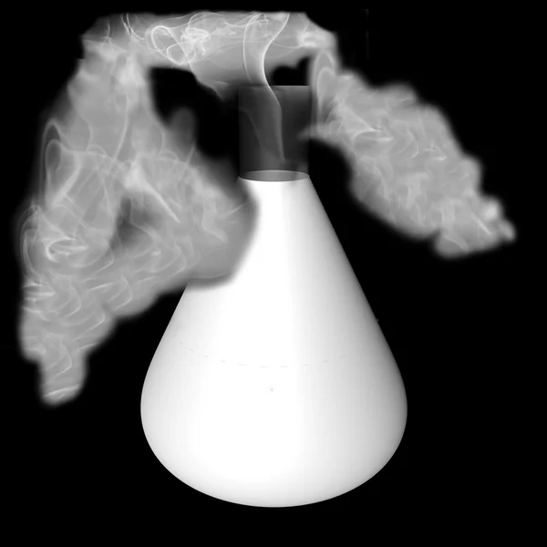 Bir şişeden duman — Stok fotoğraf