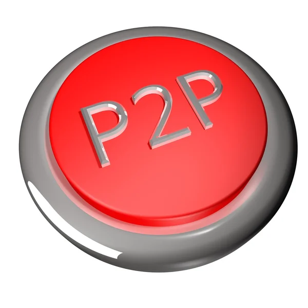 Pulsante P2P — Foto Stock