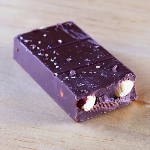 Csokoládé és dió — Stock Fotó
