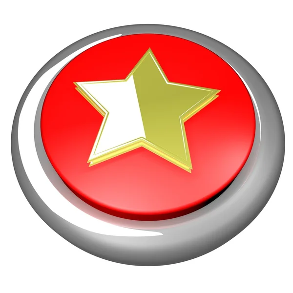 星のボタン — ストック写真