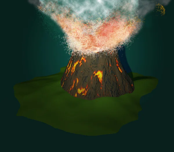 Volcán — Foto de Stock