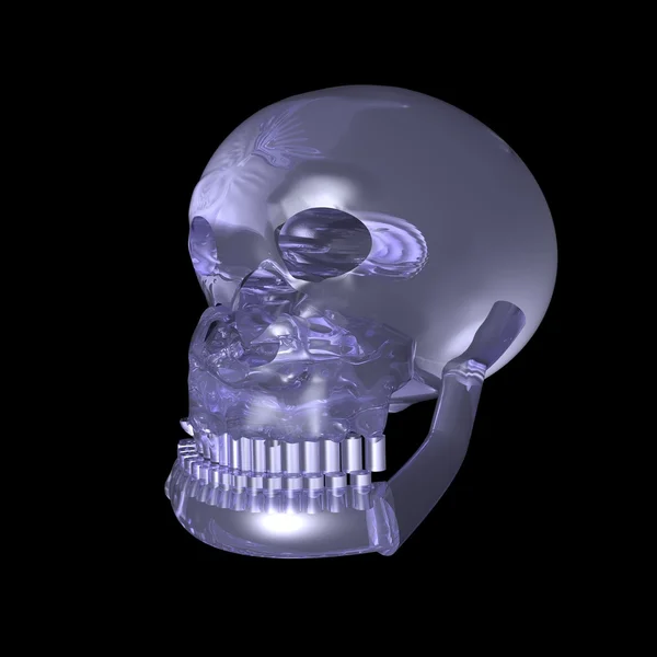 Crystal skull — Stock Photo, Image