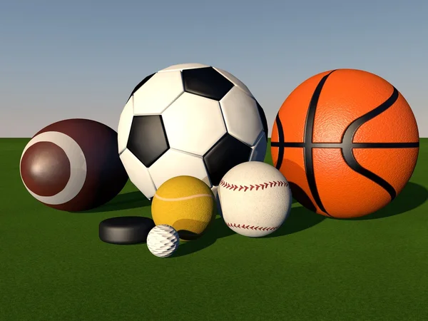 Sport balls — Stock Photo, Image