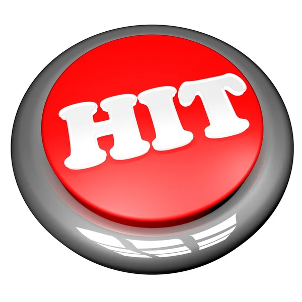 Hit button — Stock Photo, Image