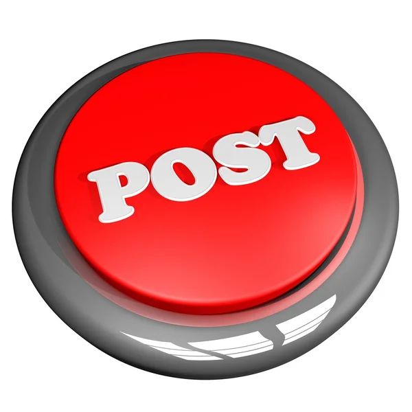 Botón Post — Foto de Stock