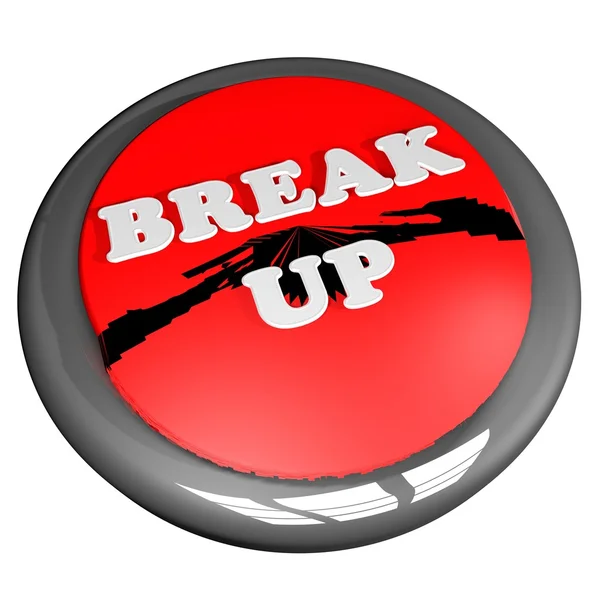 Break up button — Stock Photo, Image