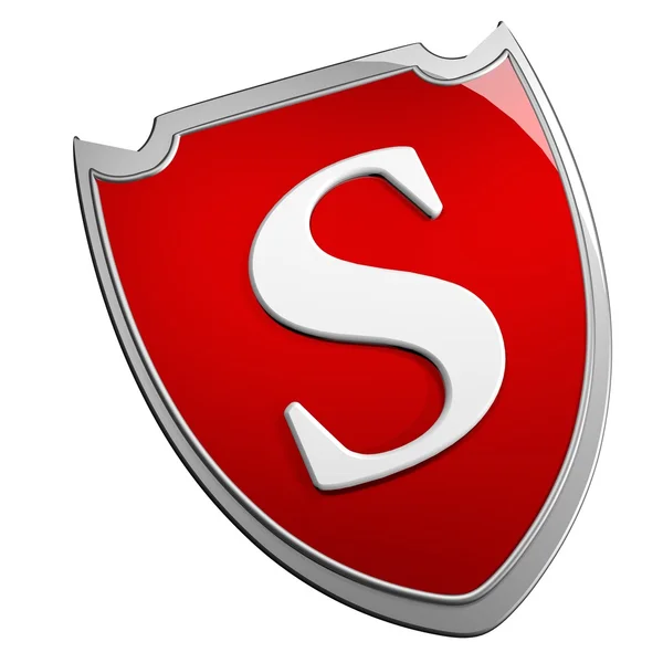 Shield S — Stock Photo, Image