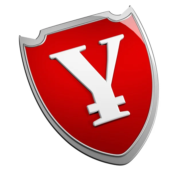 Yen Shield — Stock Photo, Image