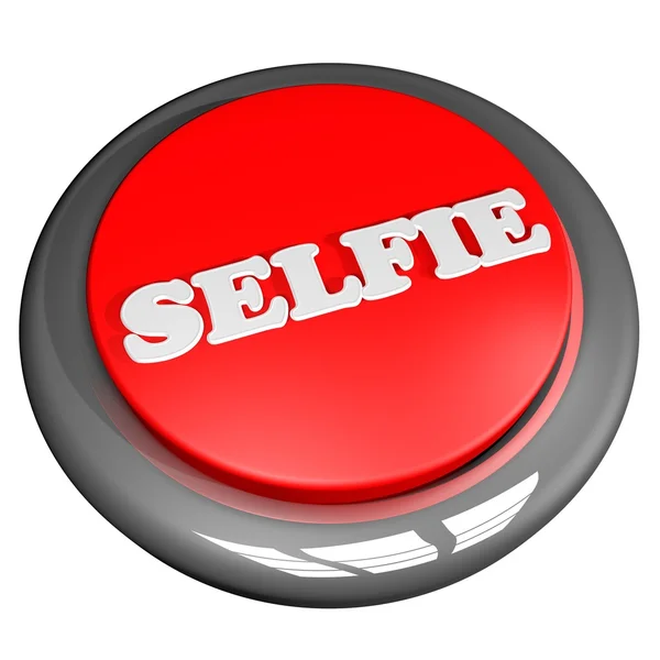 Selfie düğmesi — Stok fotoğraf