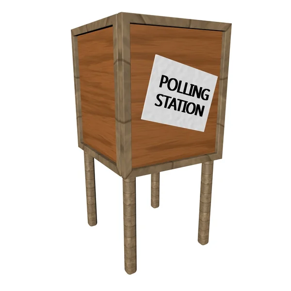 Polling station — Stock Photo, Image