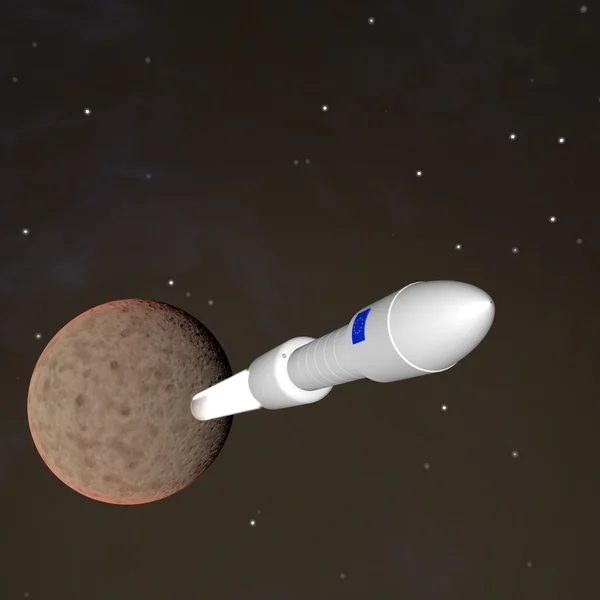 Cohete UE — Foto de Stock