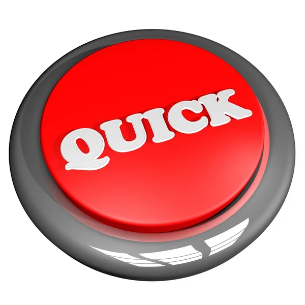 Quick button — Stock Photo, Image