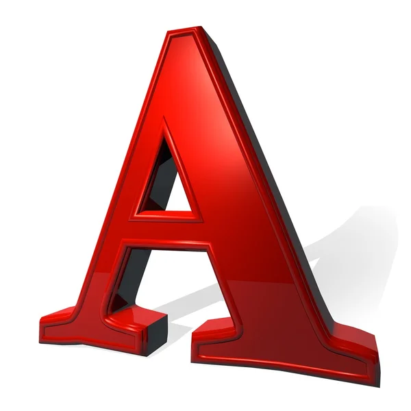 Letter A — Stock Photo, Image