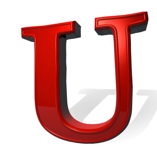 U betű — Stock Fotó