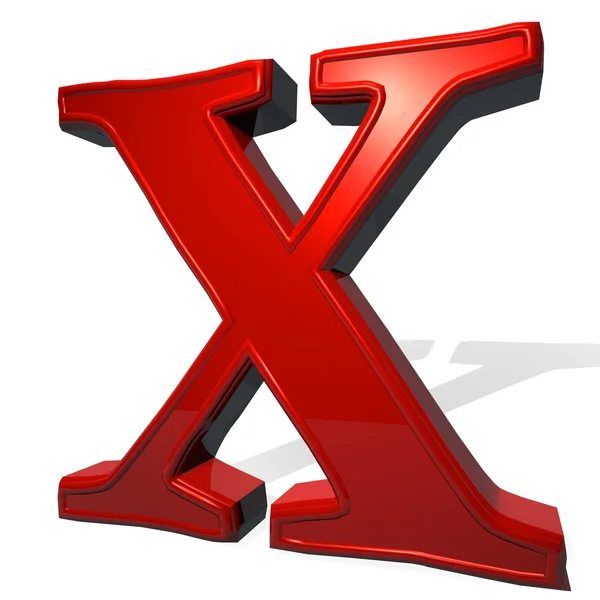 Letter X — Stock Photo, Image