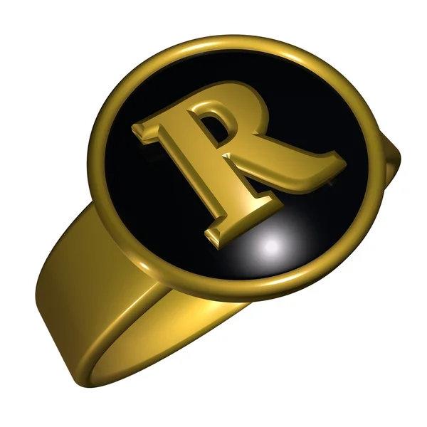 R letter — Stock Photo, Image