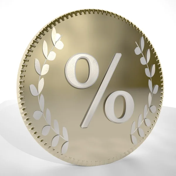 Percentage symbol — Stock Photo, Image