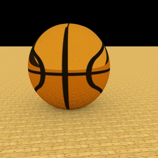 Golden basketball — Stock Photo, Image