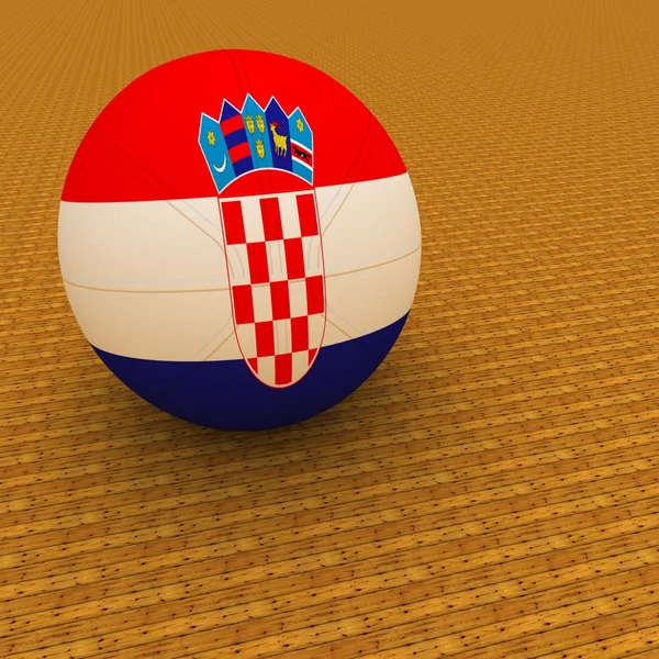 Хорватія баскетбол — стокове фото