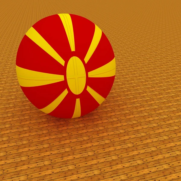 Macedonische basketbal — Stockfoto