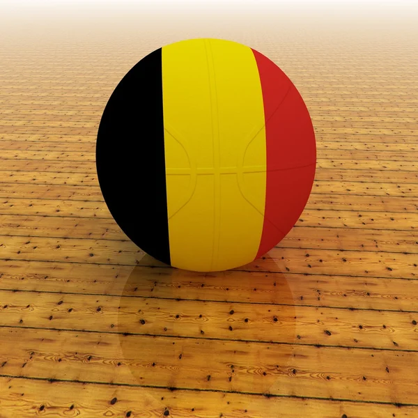 Belgien basket — Stockfoto