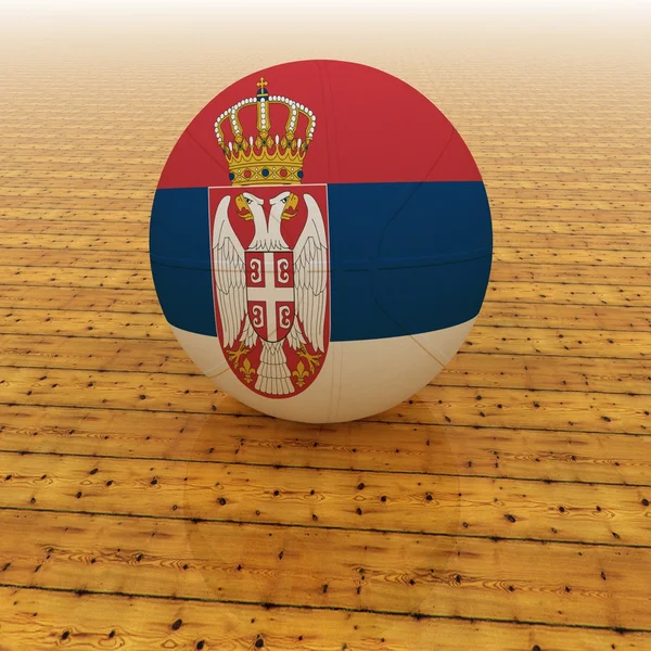 Serbia basketball — Stock Photo, Image