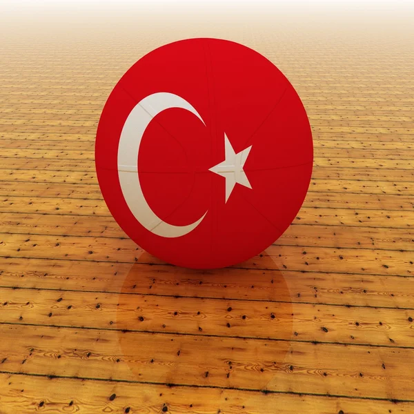 Turkey basketball — Stock Photo, Image