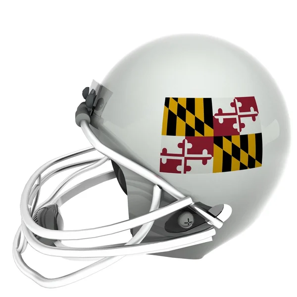 Maryland football helmet — Stock Photo, Image