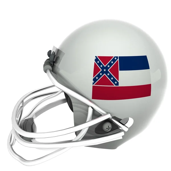 Mississippi football helmet — Stock Photo, Image