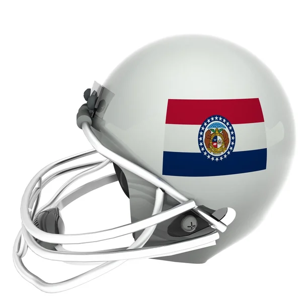 Missouri football helmet — Stock Photo, Image