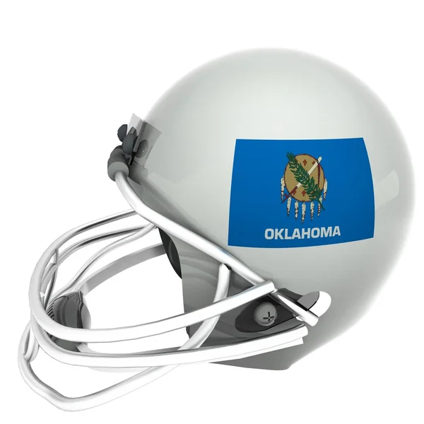 Oklahoma football helmet — Stock Photo, Image