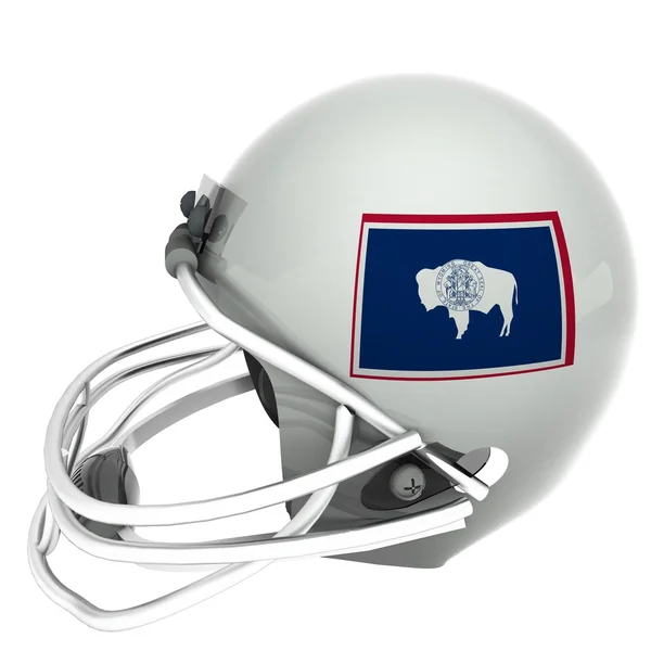 Casco de fútbol Wyoming —  Fotos de Stock