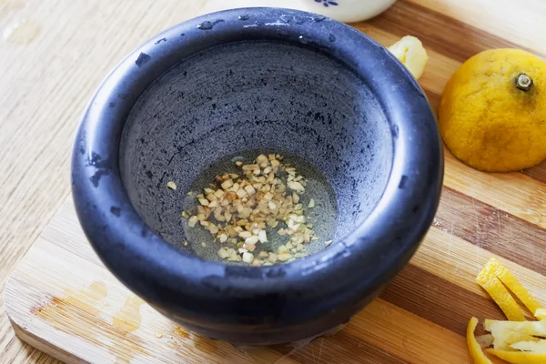 Copo de pedra para cozinhar — Fotografia de Stock