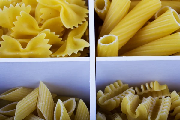 Pastas de diferentes tipos — Foto de Stock