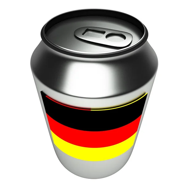 German can, 3d — Stock Photo, Image