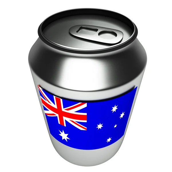 Australien kann, 3d — Stockfoto