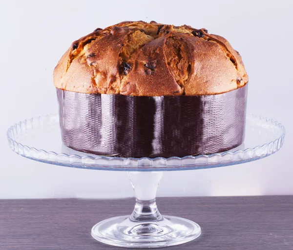 Panettone over stand — Stock Photo, Image