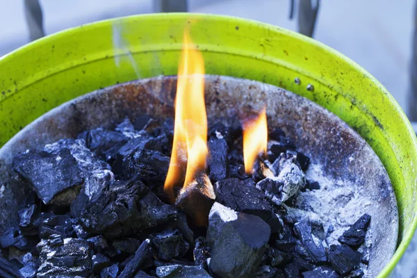 Vuur van de barbecue — Stockfoto