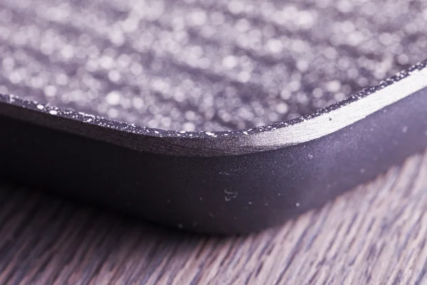 Pan over wooden table — Stock Photo, Image