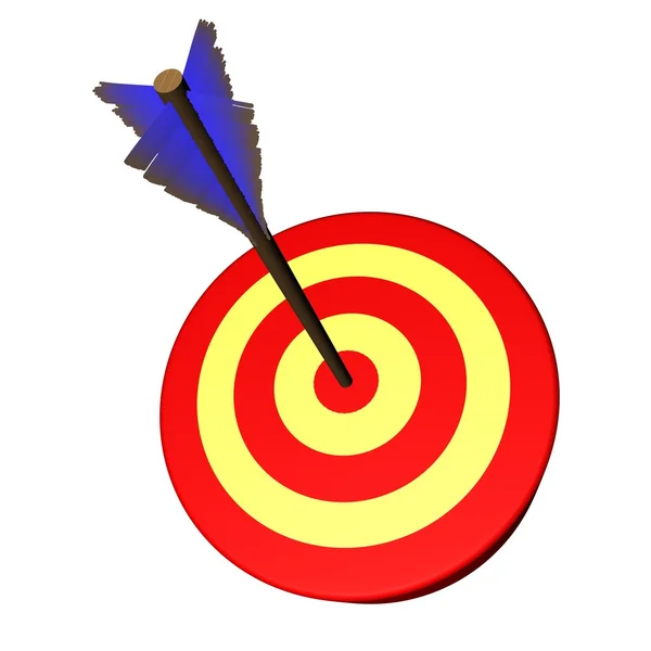 Arrow on target — Stock Photo, Image