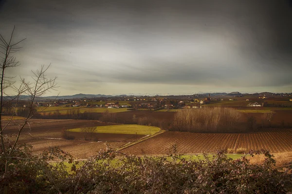 Landschap van heuvels — Stockfoto