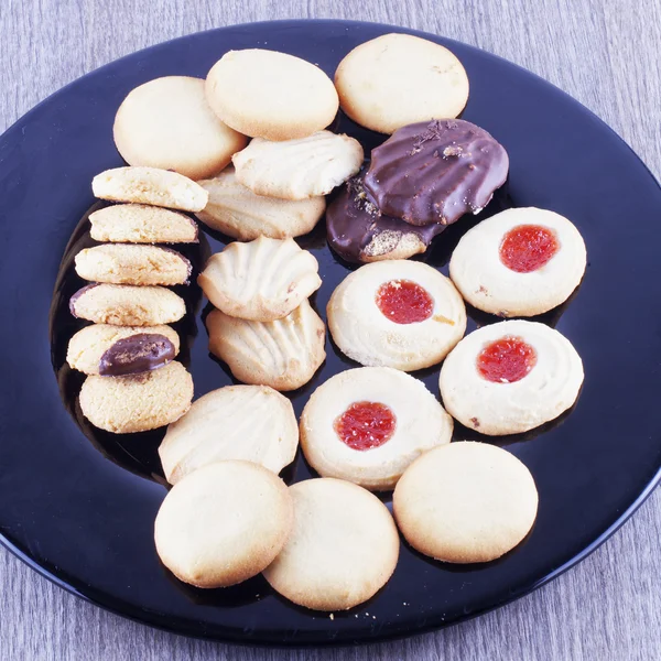 Biscoitos de diferentes tipos — Fotografia de Stock