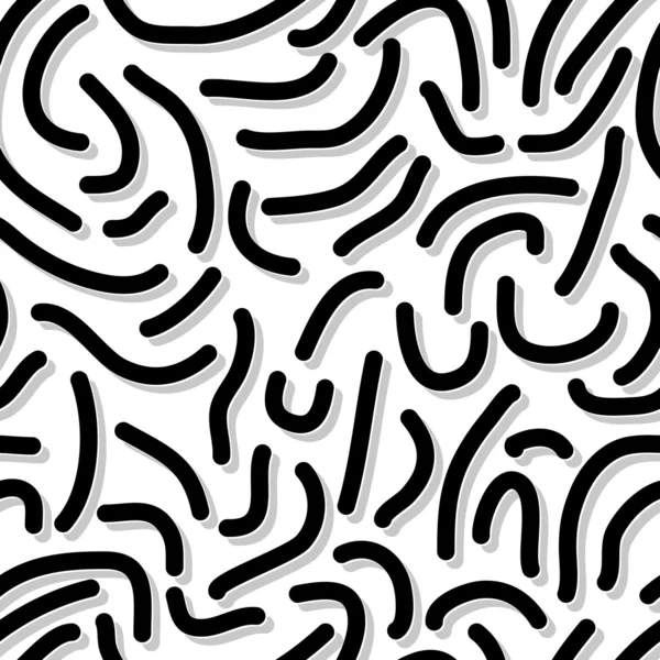 Seamless worm pattern — Stock Vector