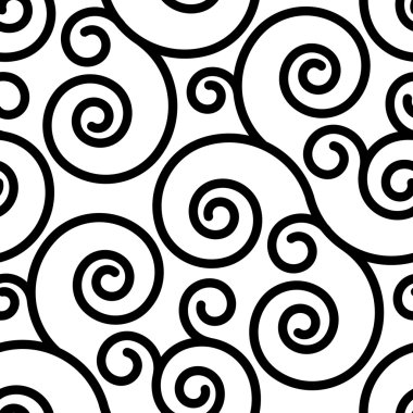 Sorunsuz süsleme girdap deseni